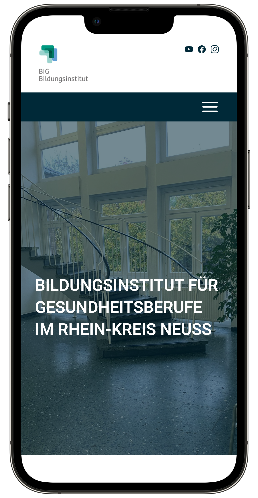 BIG Bildungsinstitut Mockup