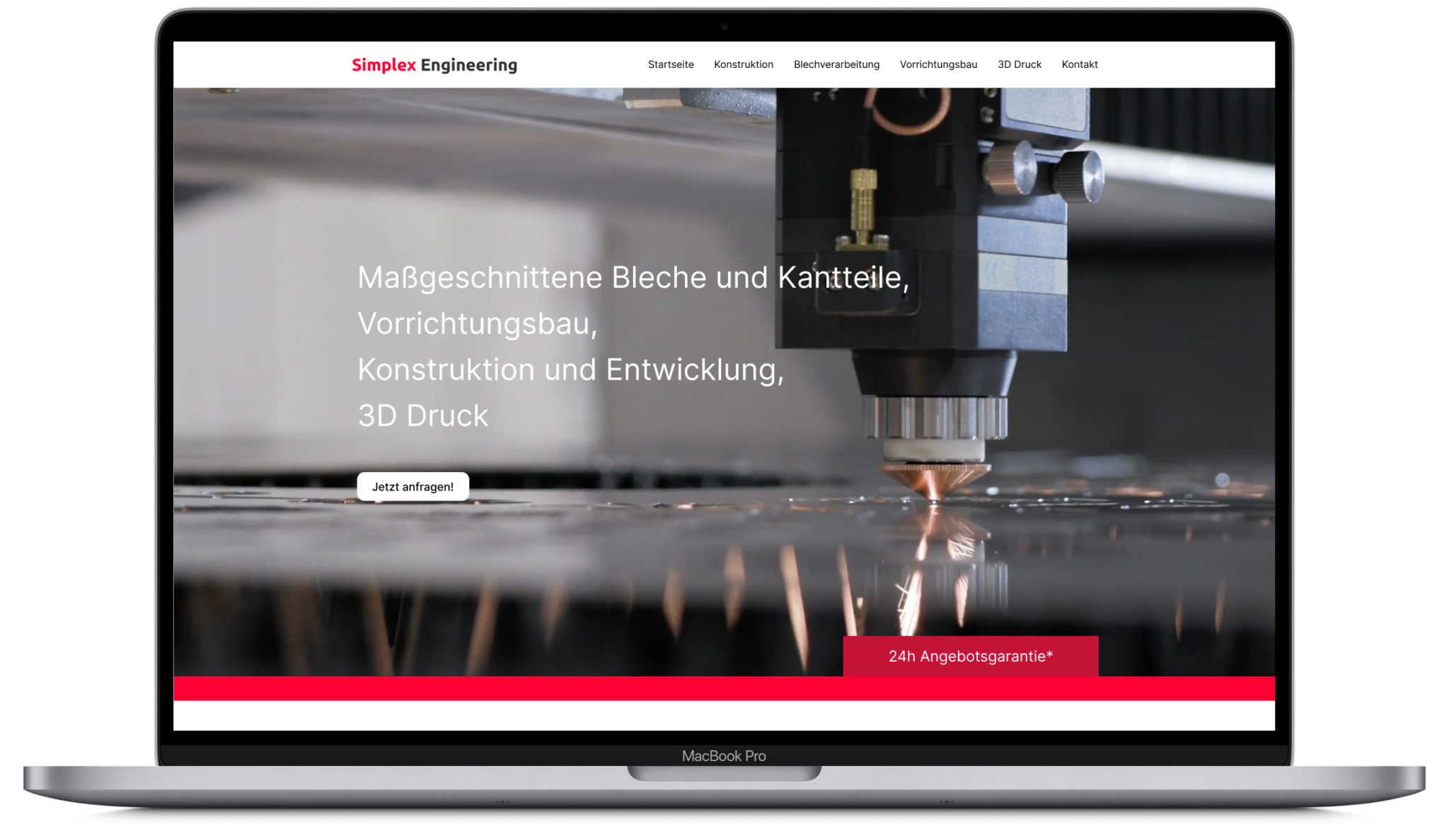 Simplex Engineering Mockup