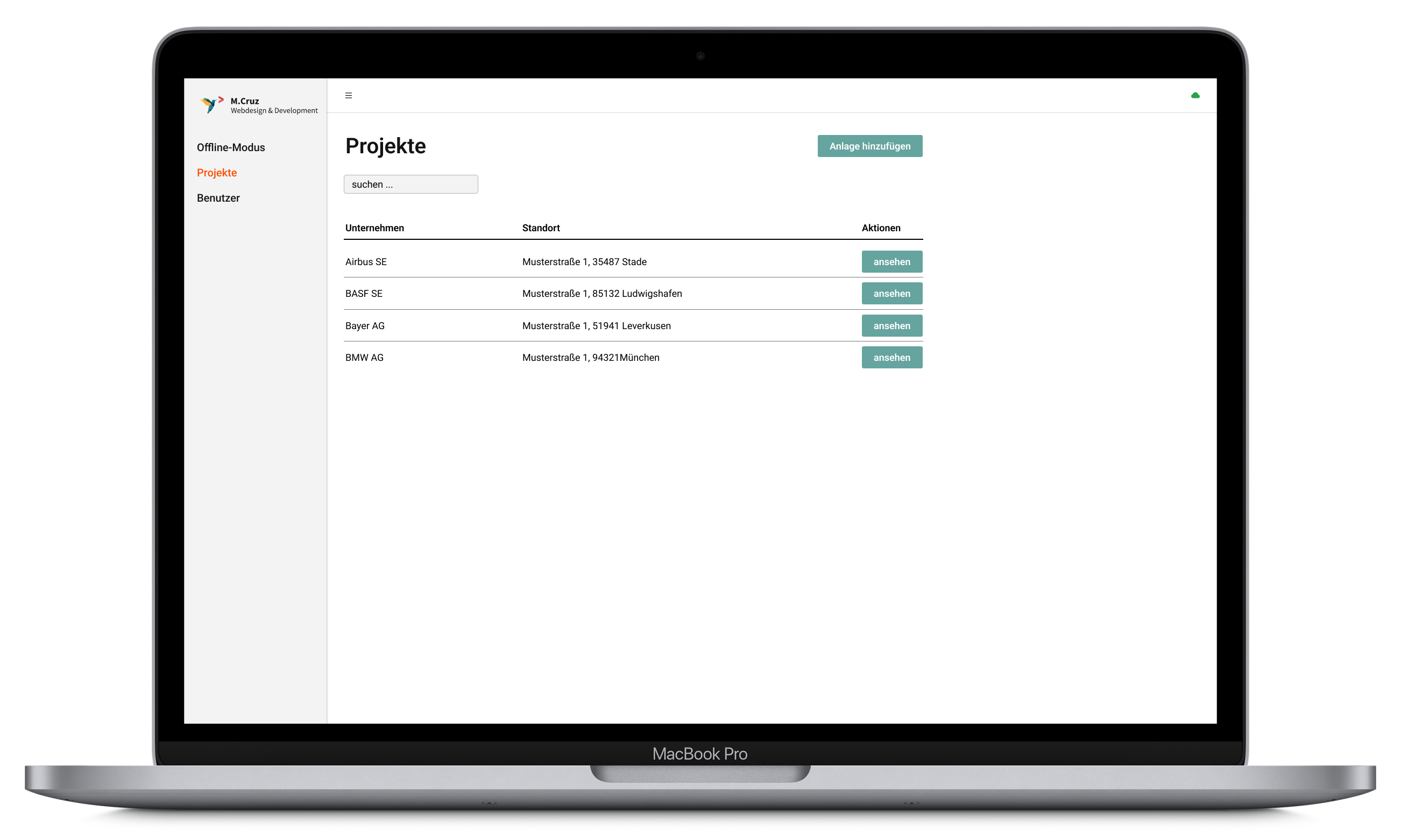 Angepasstes Projektmanagement Tool